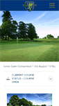Mobile Screenshot of lamberhurstgolfclub.com